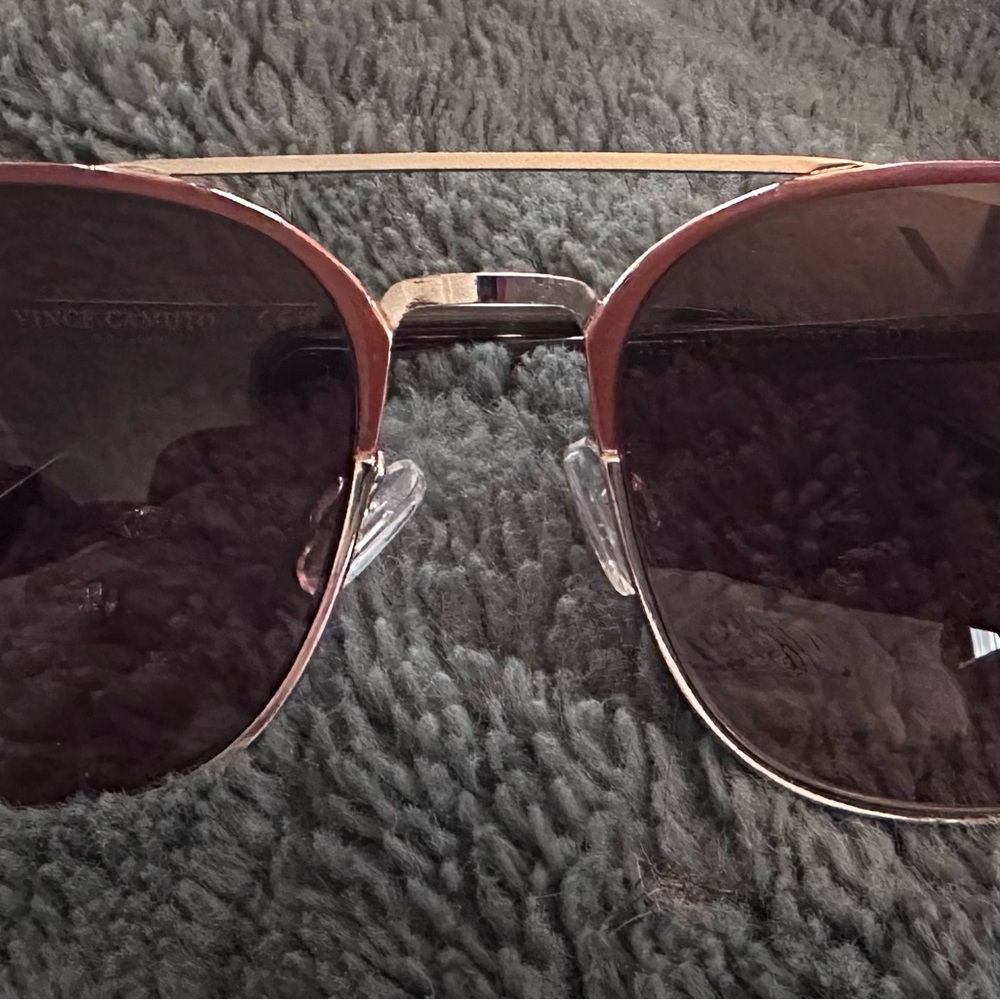 Vince Camuto Brown and Gold Sunglasses